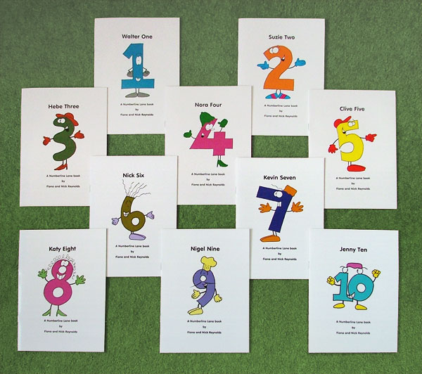 All ten numberline lane books